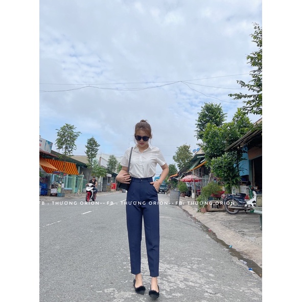 Quần Tây màu xanh đen