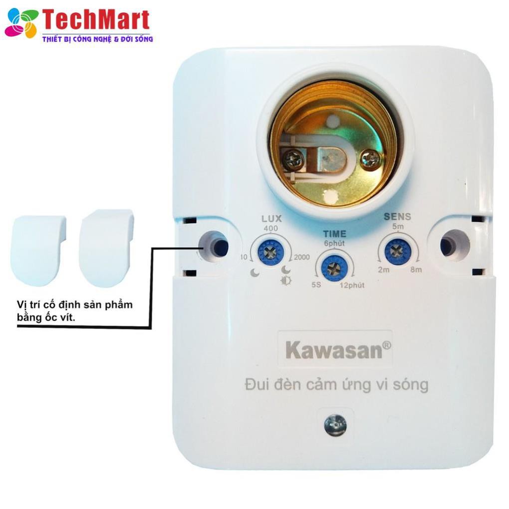 Đui đèn cảm ứng vi sóng dùng sóng radar KW-RS686C