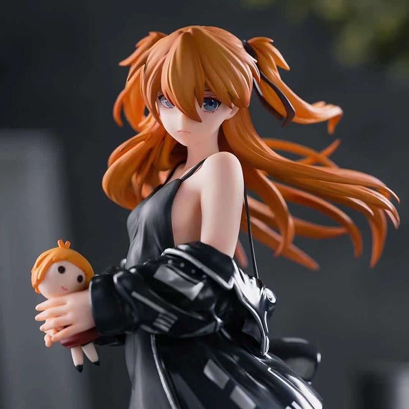 Mô Hình Nhân Vật Asuka Langley Soryu Shikinami Asuka Bằng PVC Cao 23cm Có Thể Tháo Rời