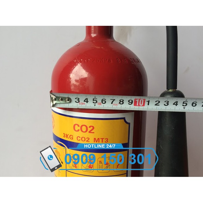 Bình chữa cháy khí CO2 loại 3kg