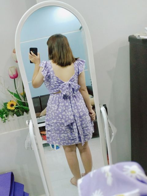 🌻🌻🌻 BIGSIZE ĐẦM HOA CÚC LƯNG NƠ