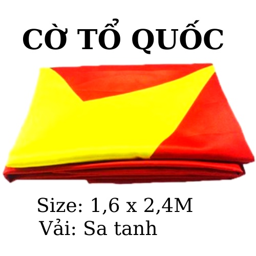 Cờ Tổ Quốc Cỡ Lớn 1.6x2.4m- Tâm An Sports