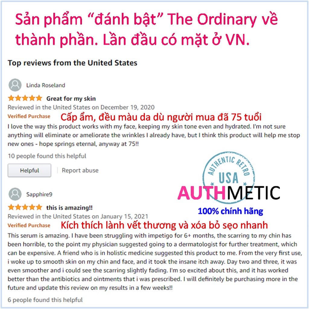 Tinh chất 12% Niacinamide 2% Zinc cho da dầu mụn nhạy cảm dupe Ordinary, Inkey List