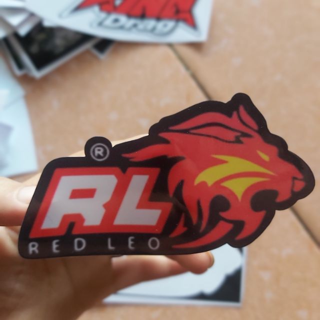 Tem Sticker Dán Xe Red Leo Giá Rẻ 2k