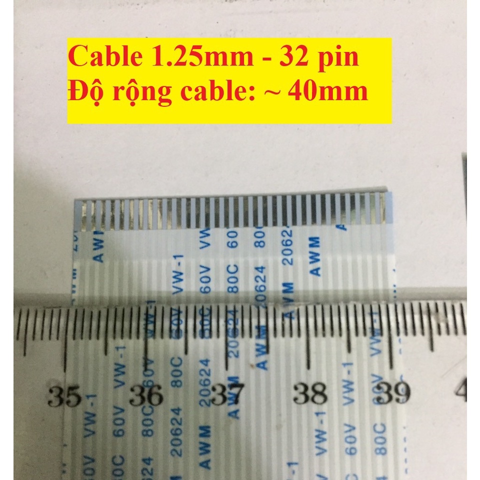 Cable FFC NGHỊCH (Type B) 1.25mm Dài 45cm