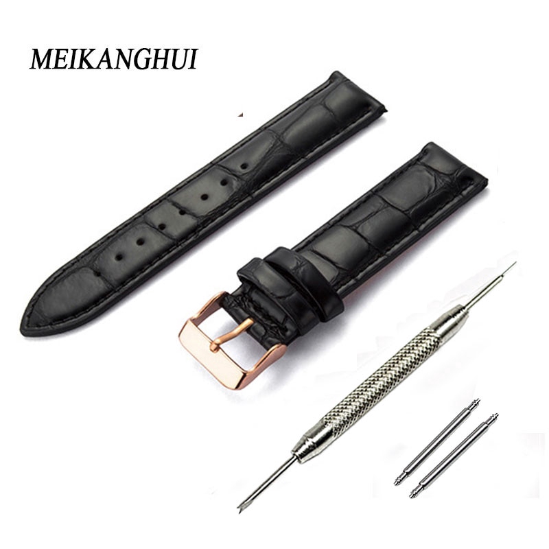 high quality genuine leather strap watch band 13mm 14mm 19mm 18mm 20mm  watch accessories wristband