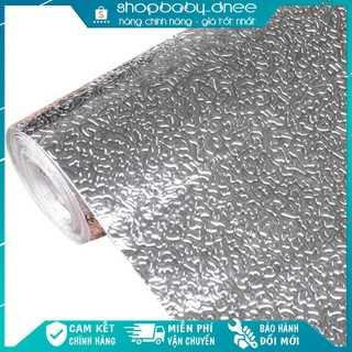 Cuộn giấy bạc dán bếp - decal dán tường nhà bếp ⚡️ cách nhiệt, chống thấm nước ⚡️ (khổ 60cm x 1m-2m-3m)