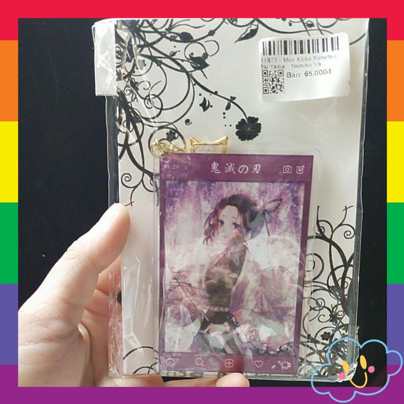 Móc Khóa Kimetsu No Yaiba - Nezuko Và Shinobu