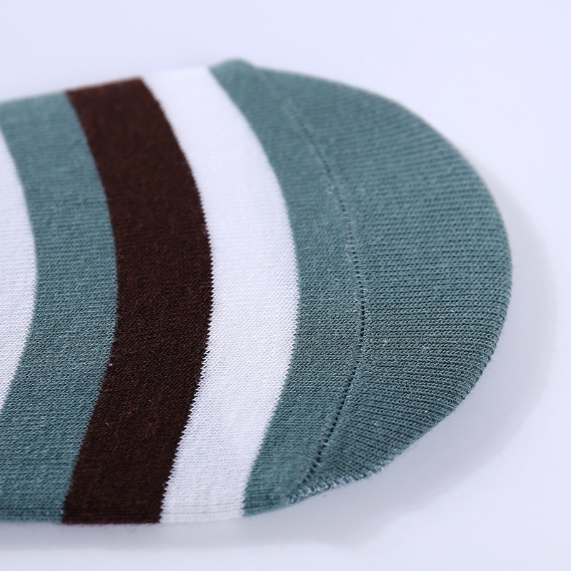 Vớ cotton kẻ sọc cá tính thời trang mùa hè cho nam