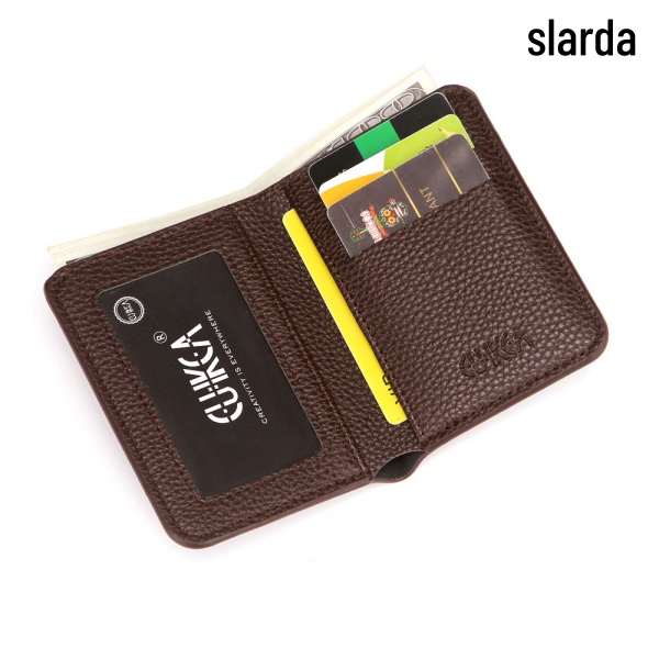 Ví Nam Da PU Siêu Mỏng Đa Năng Có Giá Đỡ Bằng Lái Xe