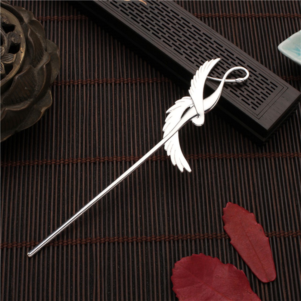 Trâm cài tóc hình lông vũ phong cách Trung Hoa cổ điển cho nữ