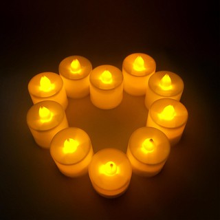 Bộ 10 Nến tealight điện tử tròn