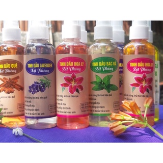 Tinh dàu xịt thơm phòng quần, áo chăn màn, hương ly , bạc hà, quế ,sả , lavender....