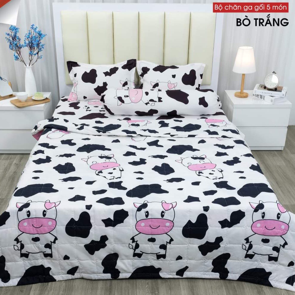 Chăn Hè Siêu Gọn Nhẹ Chất Liệu Cotton Poly Thấm Hút Mồ Hôi Tốt , Chần Bông 3 Lớp Dày Được Chọn Mẫu