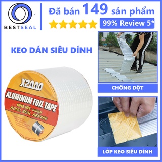 Băng keo Siêu Dính X2000, Chống Thấm Nước,  Dán chắc chắn, Dán Mái Tôn Chống Thấm Dột, Dán Tường