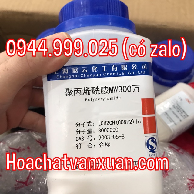 Hóa chất Polyacrylamide MW300 9003-05-8 lọ 500g