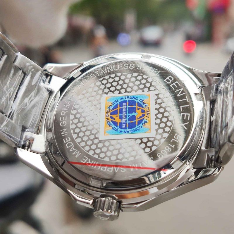 Đồng hồ nam dây kim loại mặt kính chống xước Bentley BL1869 BL1869-101 BL1869-101MWNI