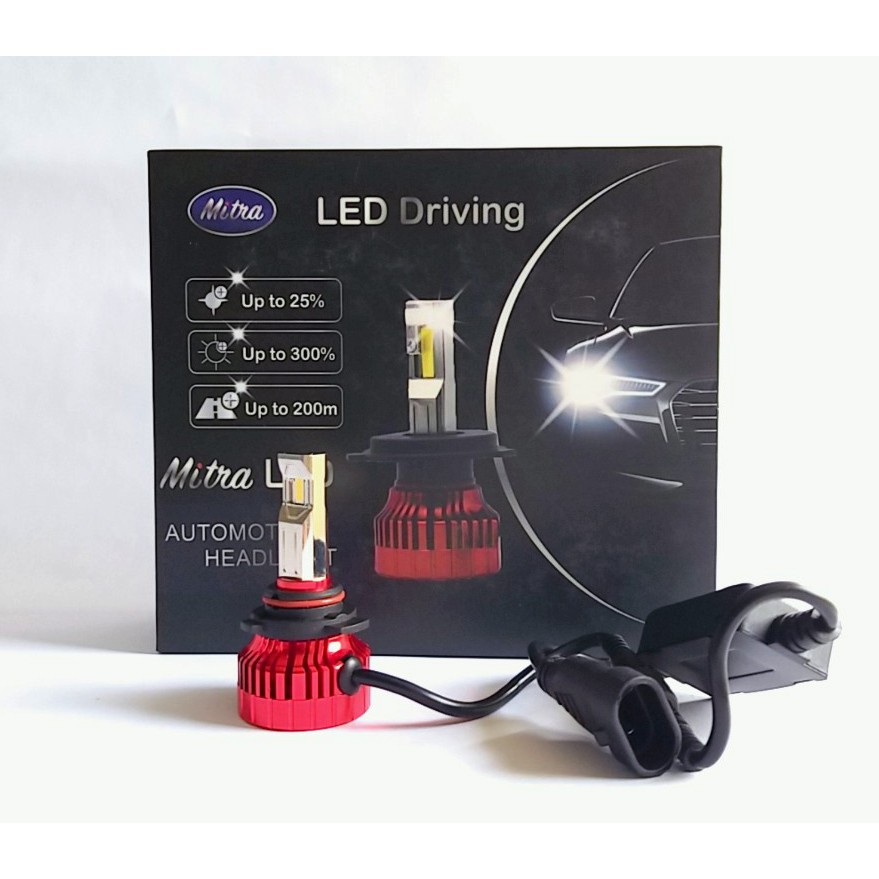 Bộ 2 bóng đèn LED Mitra X10 HB3 dùng cho ô tô