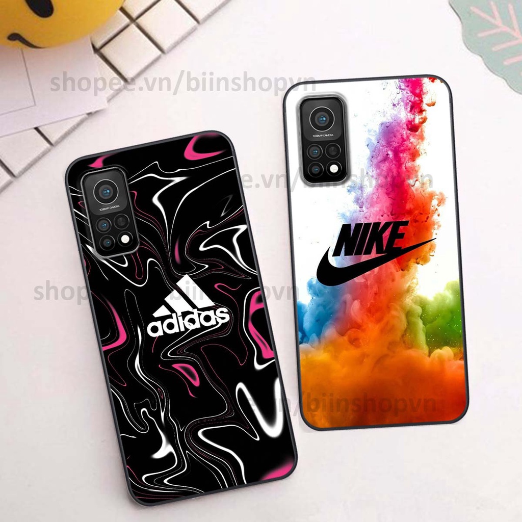 Ốp Xiaomi Mi 10T Pro in hình thương hiệu nhiều màu sắc thể thao cá tính thời trang