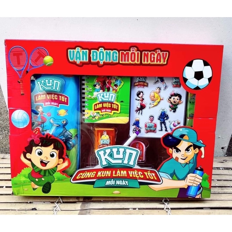 bộ dụng cụ học tập kun