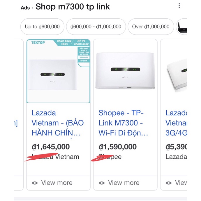 Cục phát 3/4G Tp-link M7300 cũ
