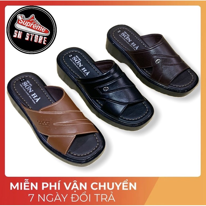 DÉP QUANG NGANG NAM ĐẾ CAO 5P DA MỀM CAO CẤP SIÊU NHẸ SƠN HÀ