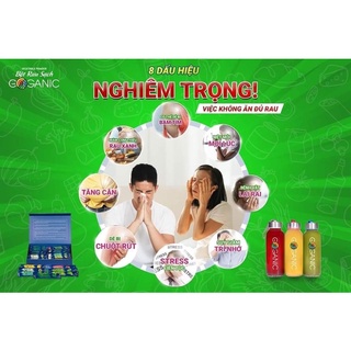 Bột rau sạch Goganic mix 7 vị( nhận phiếu quay số trúng các phần quà giá trị)
