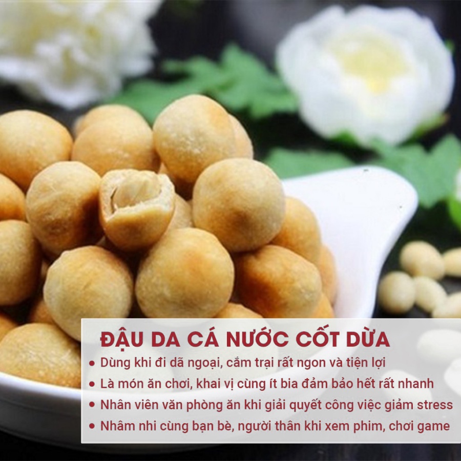 Đậu Phộng Da Cá Nước Cốt Dừa