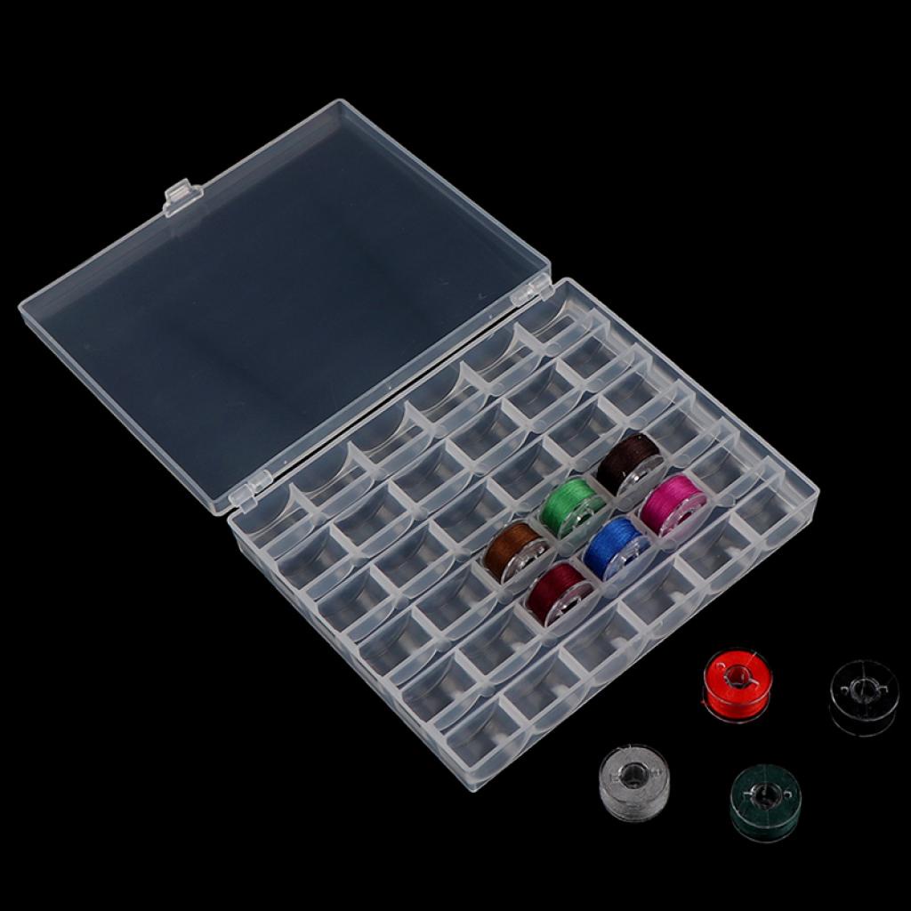Hộp Nhựa Rỗng Đựng 36 Cuộn Chỉ Tiện Dụng