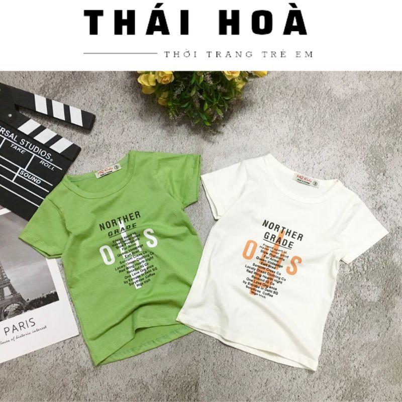 [COTTON 4 CHIỀU ] Áo thun in hình bé trai chất liệu cotton 4 chiều vải mềm mịn mát áo phông cho bé trai 7_20kg