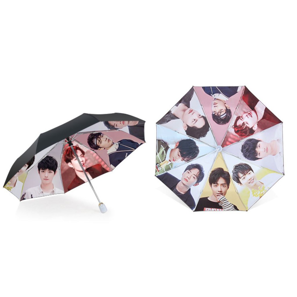 Ô - dù tự động in hình Lý Hiện, Trần Tình Lệnh, Tiêu Chiến, Vương Nhất Bác, TFBOYS Thiên Tỉ