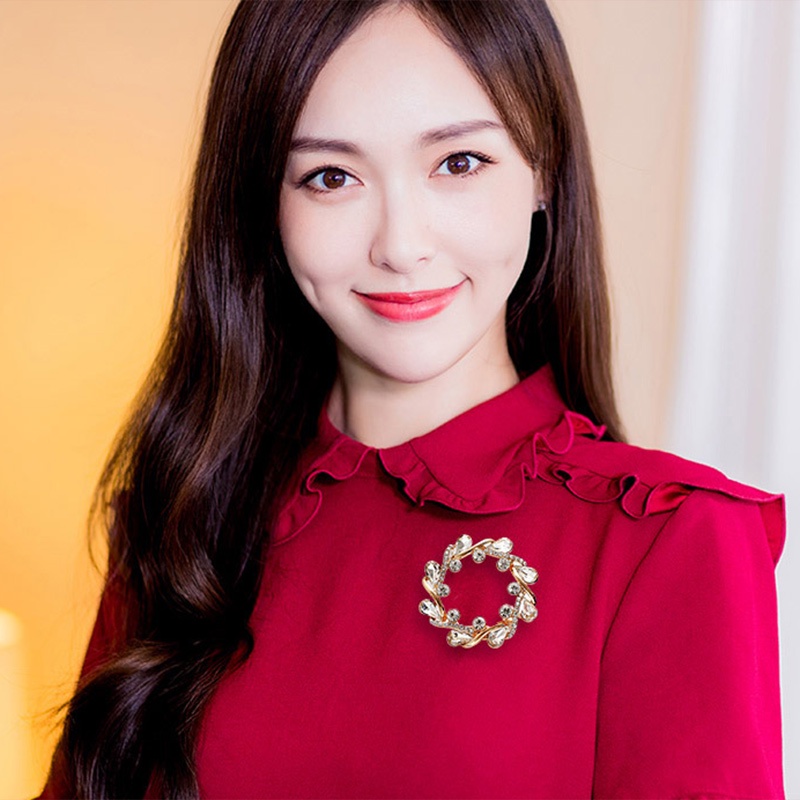 Trâm Cài Áo Hình Bông Hoa Đính Ngọc Trai Giả Dễ Thương