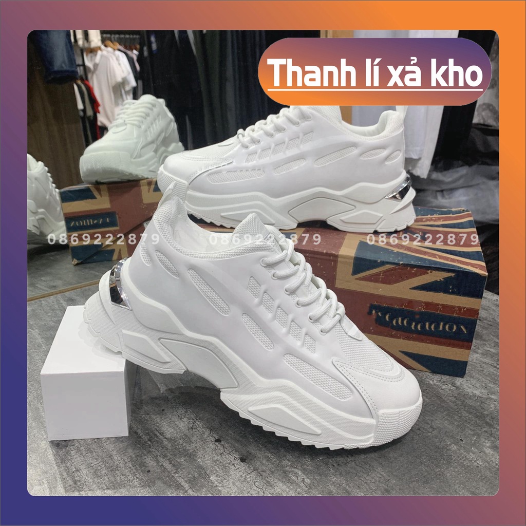 [Ảnh Thật] Giày thể thao nam, Giày sneaker nam độn full trắng CK2025 Thương hiệu RoS GamEr | BigBuy360 - bigbuy360.vn