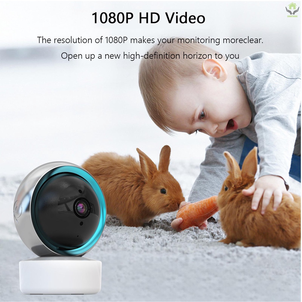Indoor Home Security Camera 1080P HD Wireless WiFi Surveillance Camera with Night Vision,Motion Detection,Remote Access,Two-way Audio