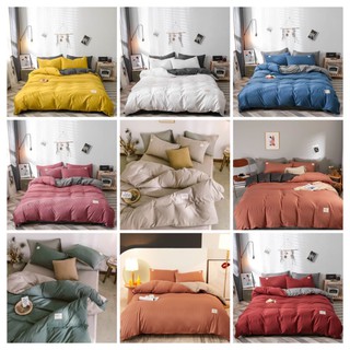 Bộ chăn ga gối Cotton TC full set 4 món đủ màu
