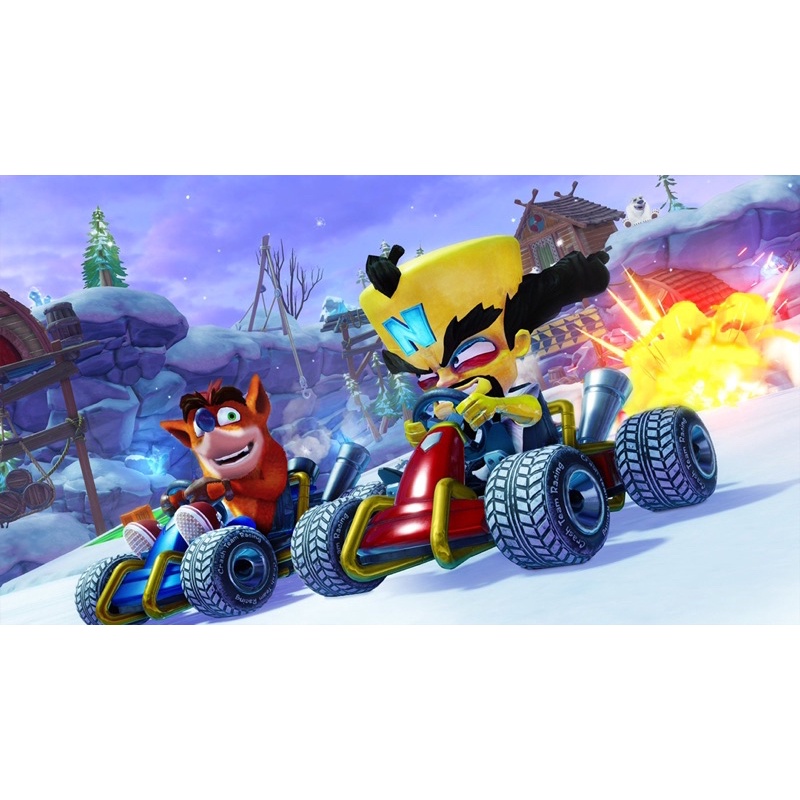 Đĩa Chơi Game PS4 : Crash Team Racing Nitro Fueled Likenew