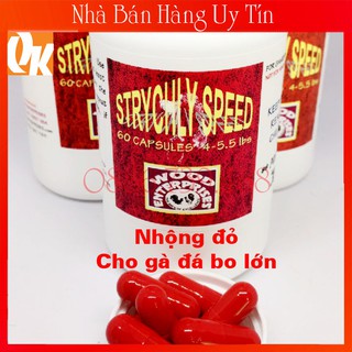 Nhộng Đỏ Strychly Speed 10 Viên Cho Gà Đa Bo Lớn Lỳ Đòn Tải Cựa Dẻo Dai Phút 90