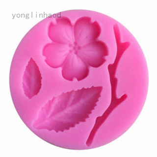Khuôn Silicone Làm Bánh Hình Hoa Đào Xinh Xắn
