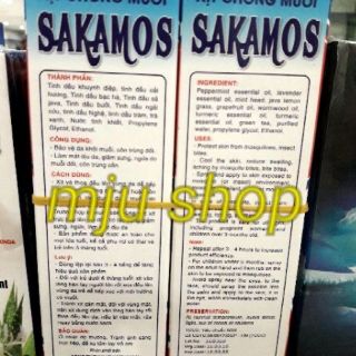 Xịt chống muỗi Sakamos (chai 99ml)
