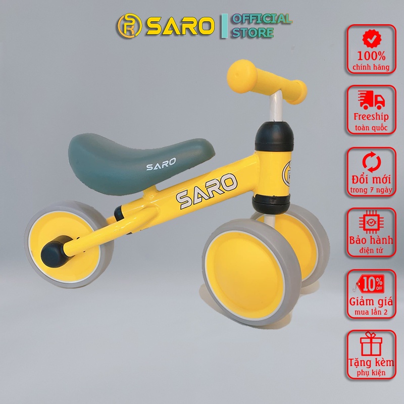 Xe thăng bằng Saro mini cho bé - Hợp kim thép, sơn tĩnh điện, nặng 1.9kg