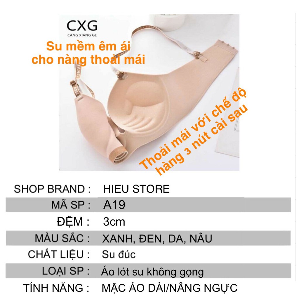 Áo ngực nữ su đúc không gọng nâng ngực dây chữ viền lai ⚡FreeShip⚡ áo lót su đẹp nổi bật A19 Hieu Store24h