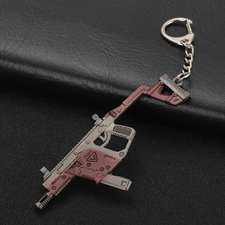 Móc chìa khoá hình cây súng trường đỏ đô pubg