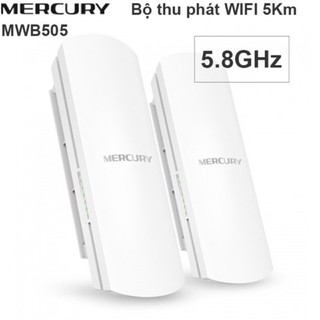 BỘT HU PHÁT WIFI KHÔNG DÂY NGOÀI TRỜI  MERCURY MWB201 1KM VÀ MWB505 5KM DÙNG CHO CAMERA, KÉO MẠNG