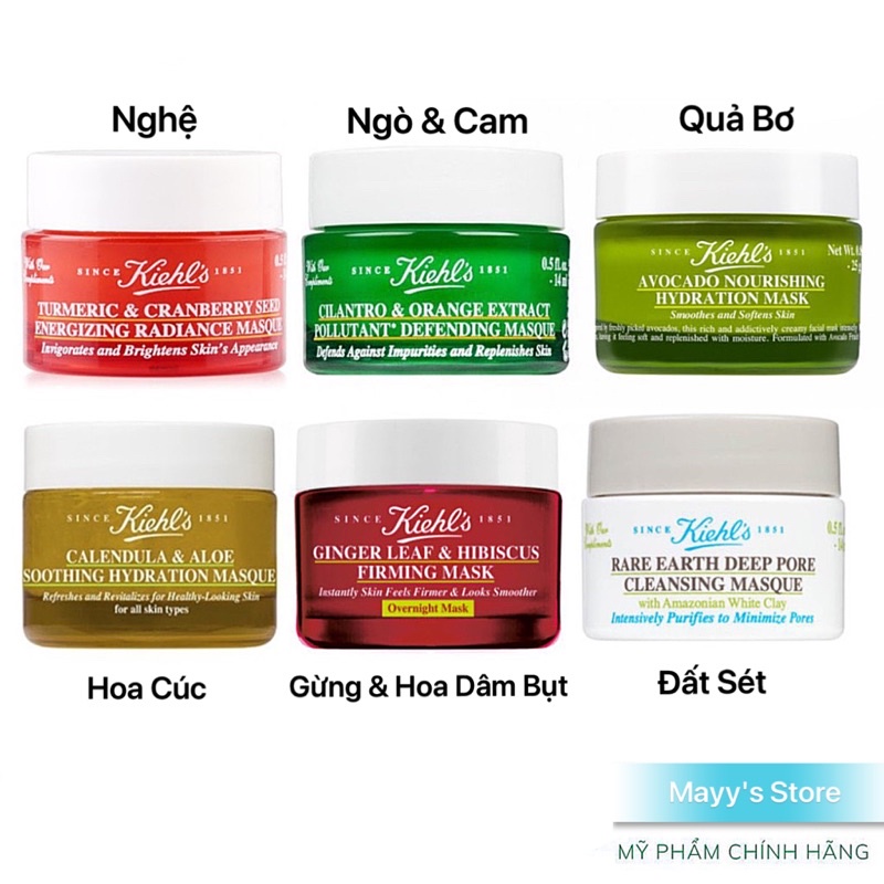 Mặt Nạ KIEHL'S Đất Sét - Cúc - Nghệ - Gừng - Bơ Minisize