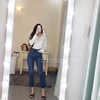 Quần loe trơn HTSHOP