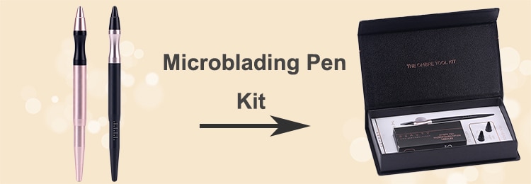 Máy xăm Bút Microblading Kim Công cụ bán hàng nóng Dụng cụ dùng một lần bằng thép không gỉ Kim xăm để trang điểm vĩnh viễn cho lông mày LipMicroblade trang điểm vĩnh viễn