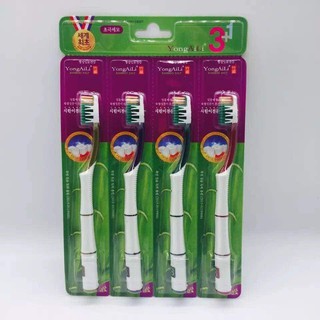 Set 4 Bàn Chải Đánh Răng Muối Tre Hàn Quốc
