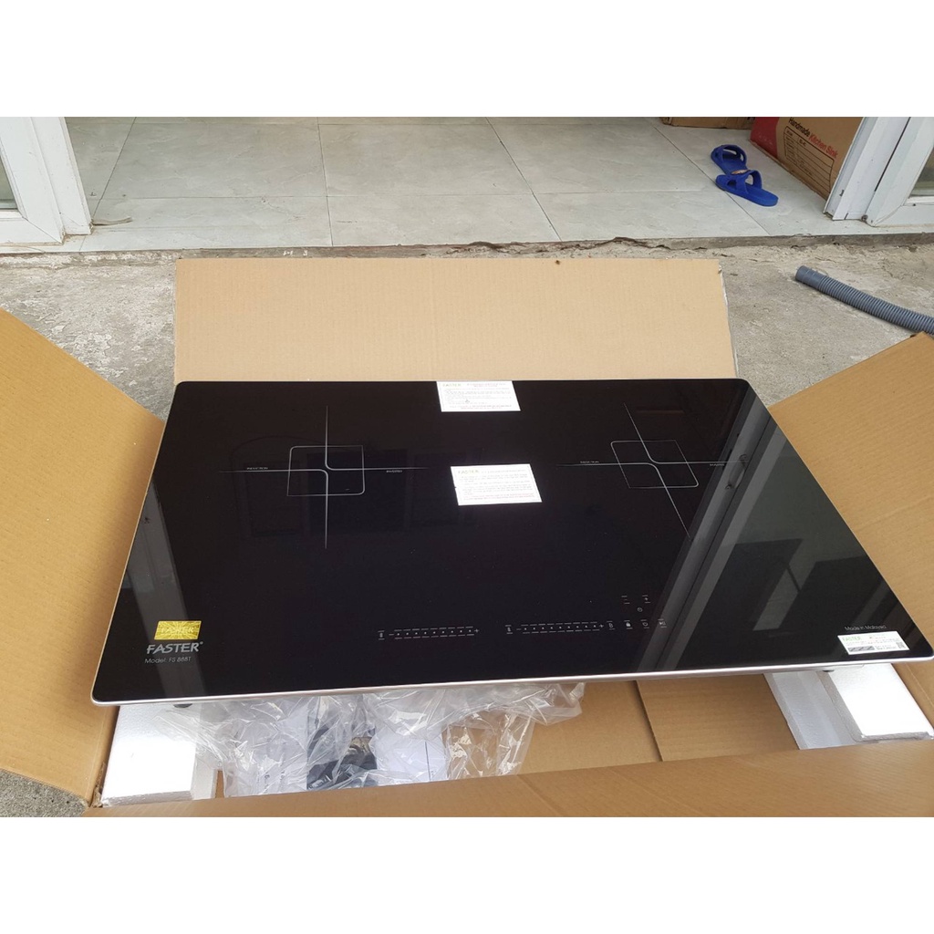 Bếp điện từ, bếp từ đôi FASTER 888T, nhập khẩu nguyên chiếc Malaysia, bếp từ đôi Faster bảo hành chính hãng 3 năm