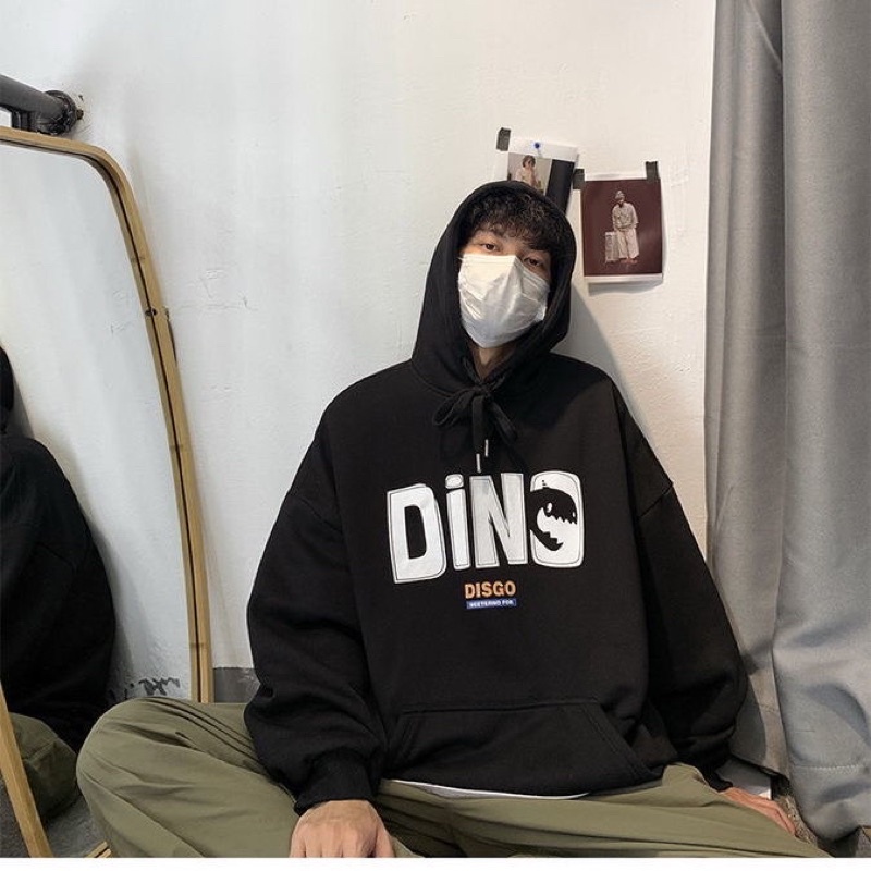 Áo hoodie nỉ bông DINE 4 màu