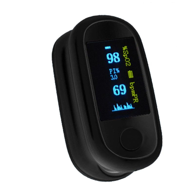 btsg Rechargeable USB Finger Clip Fingertip Pulse Oximeter Heart Rate PI SpO2 Monitor